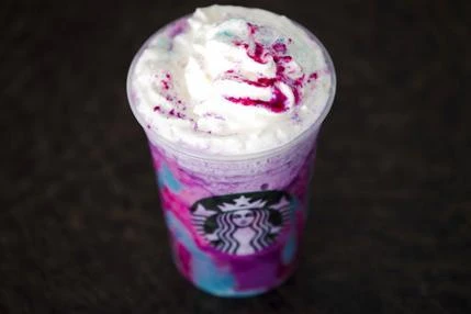 Starbuck Unicorn Frappuccino. (AP)