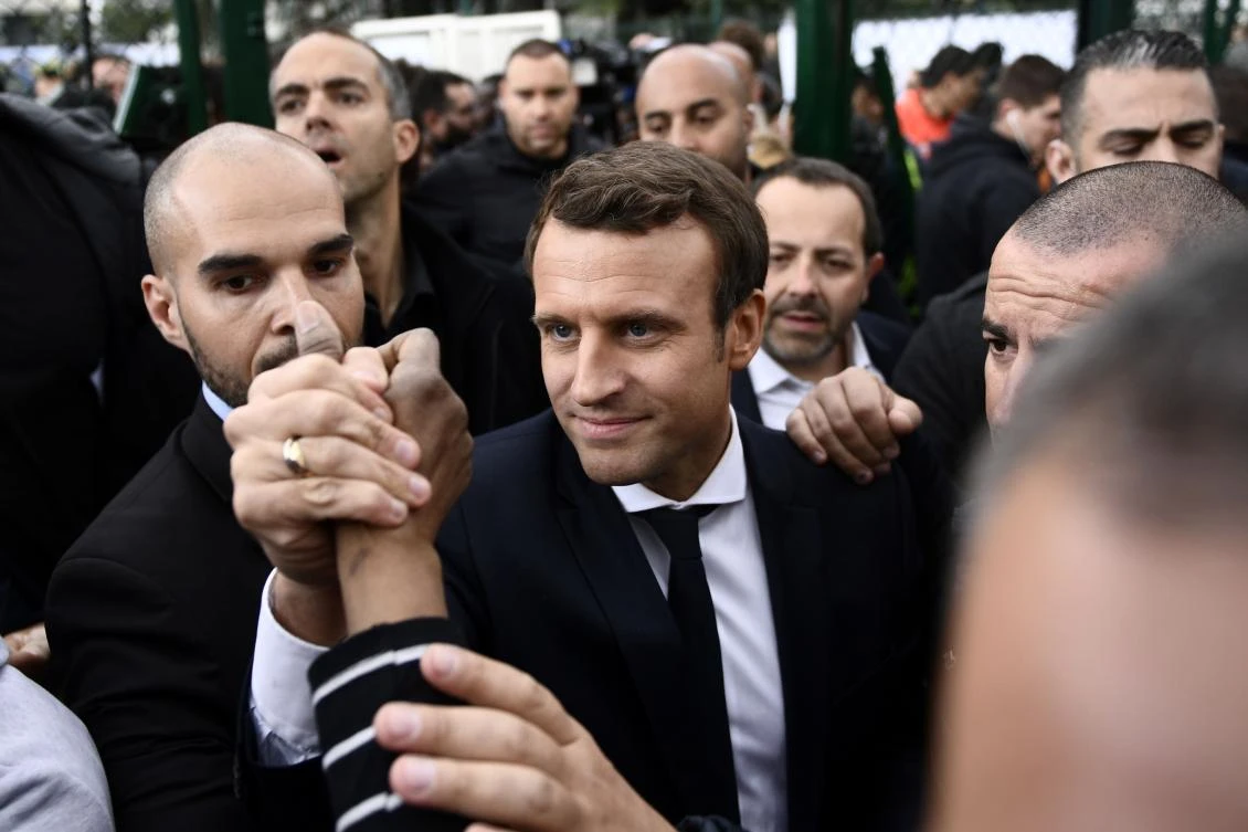 Emmanuel Macron. (AFP)
