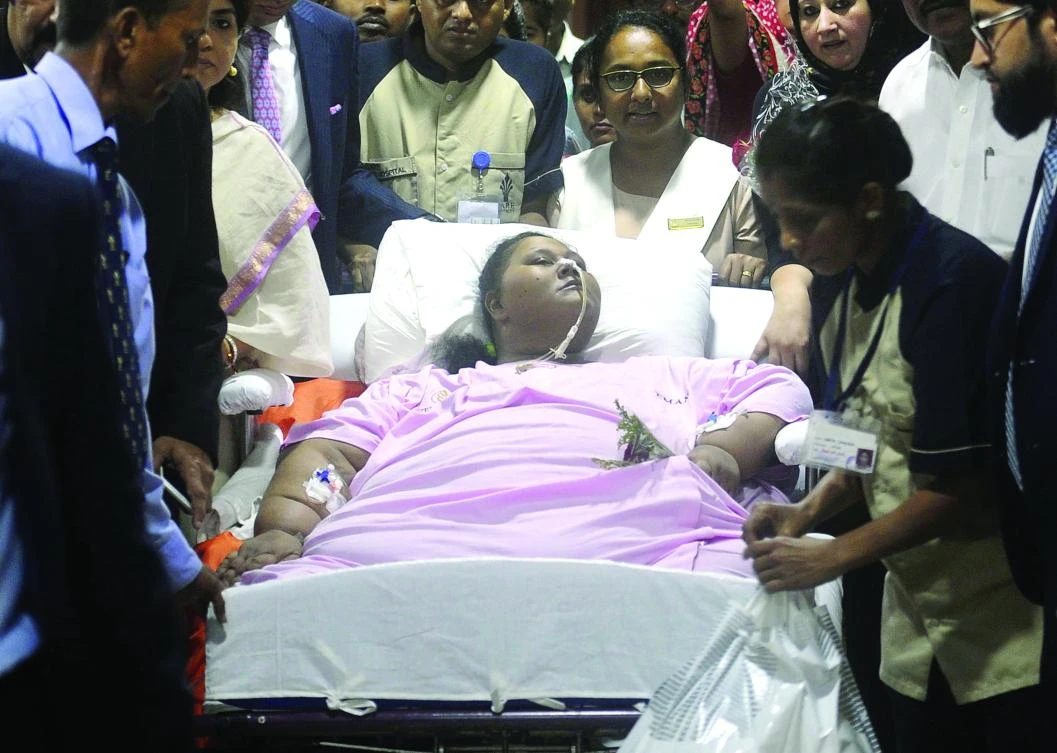 ‘Heaviest woman’ hospitalized in Abu Dhabi