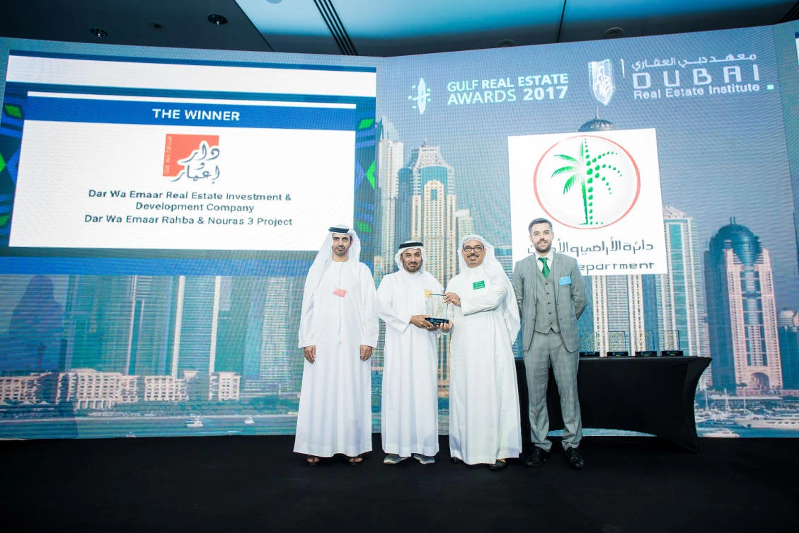 The award was presented by Sultan Butti bin Mejren, director general of Dubai Land Department, at the region’s first Gulf Real Estate Awards, on April 17.