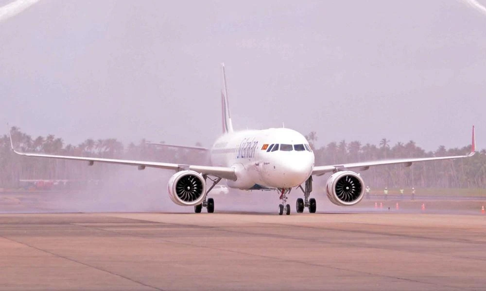 SriLankan Airlines’ inaugurates its first Airbus A320neo in Colombo. (Twitter)