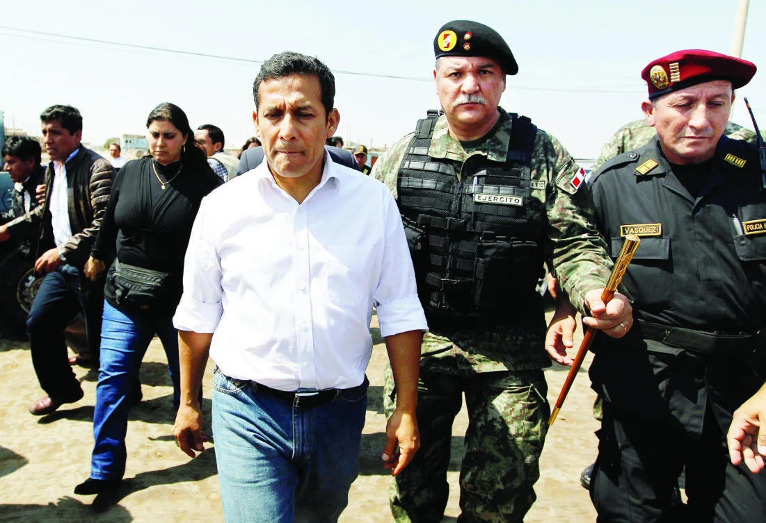 Former President Ollanta Humala was an army officer during Peru’s bloody campaign against Maoist guerrilla group Shining Path during the 1980s and 1990s. (Reuters)