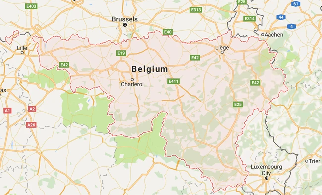 Belgium’s Wallooon region has voted to outlaw kosher and halal meat. (Google Maps)