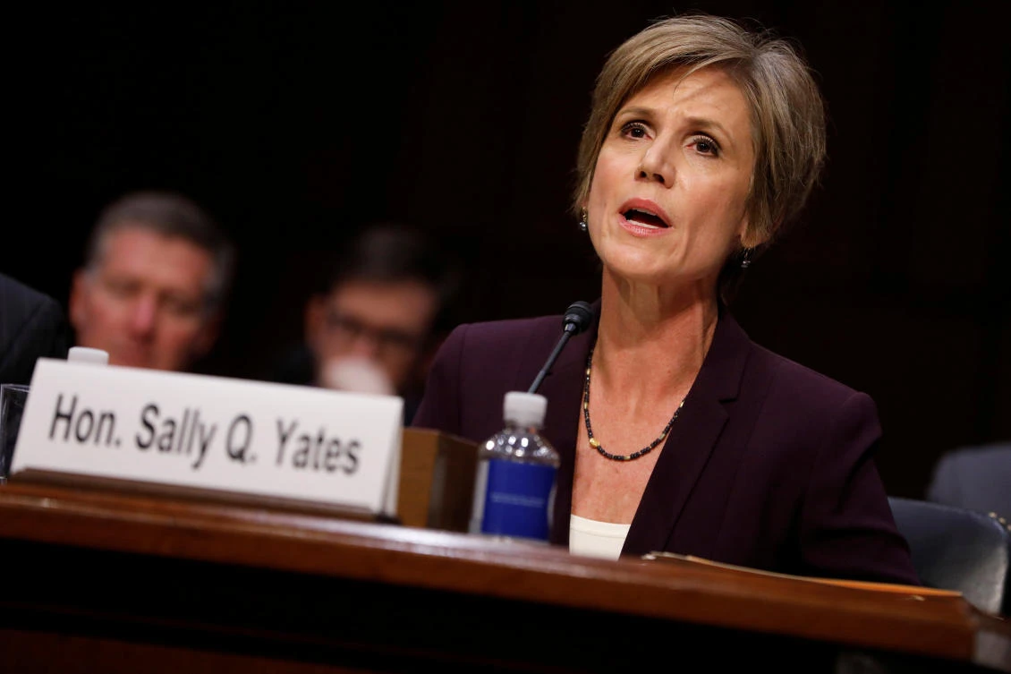 Former Acting Attorney General Sally Yates. (Reuters)