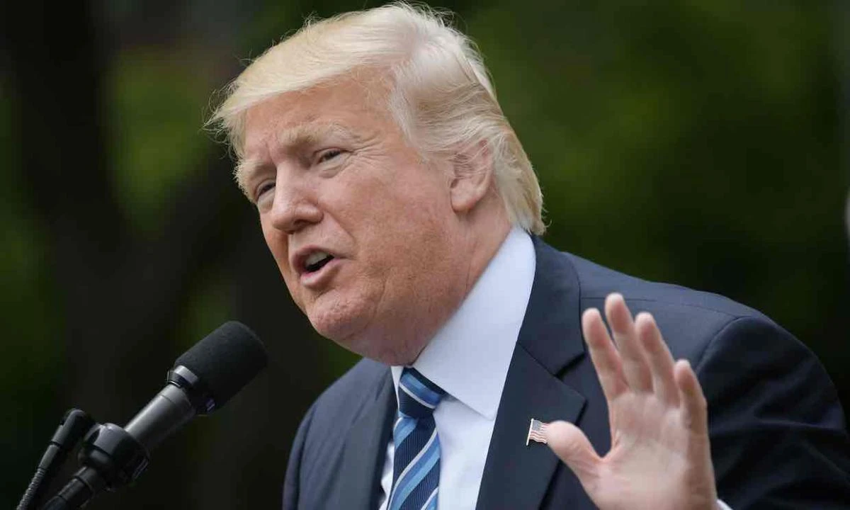 President Donald Trump’s team has deleted his statement calling for a “total and complete shutdown” of Muslims entering the United States. (File photo AFP)