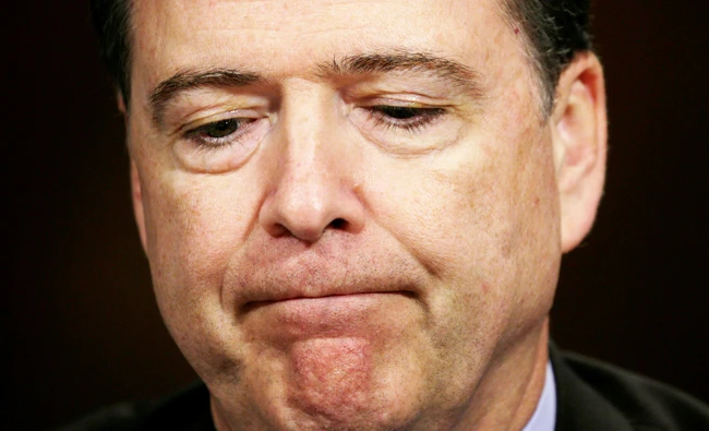 FBI Director James Comey testifies before a Senate Judiciary Committee hearing on "Oversight of the Federal Bureau of Investigation" on Capitol Hill in Washington, D.C., in this May 3, 2017 photo. (REUTERS)