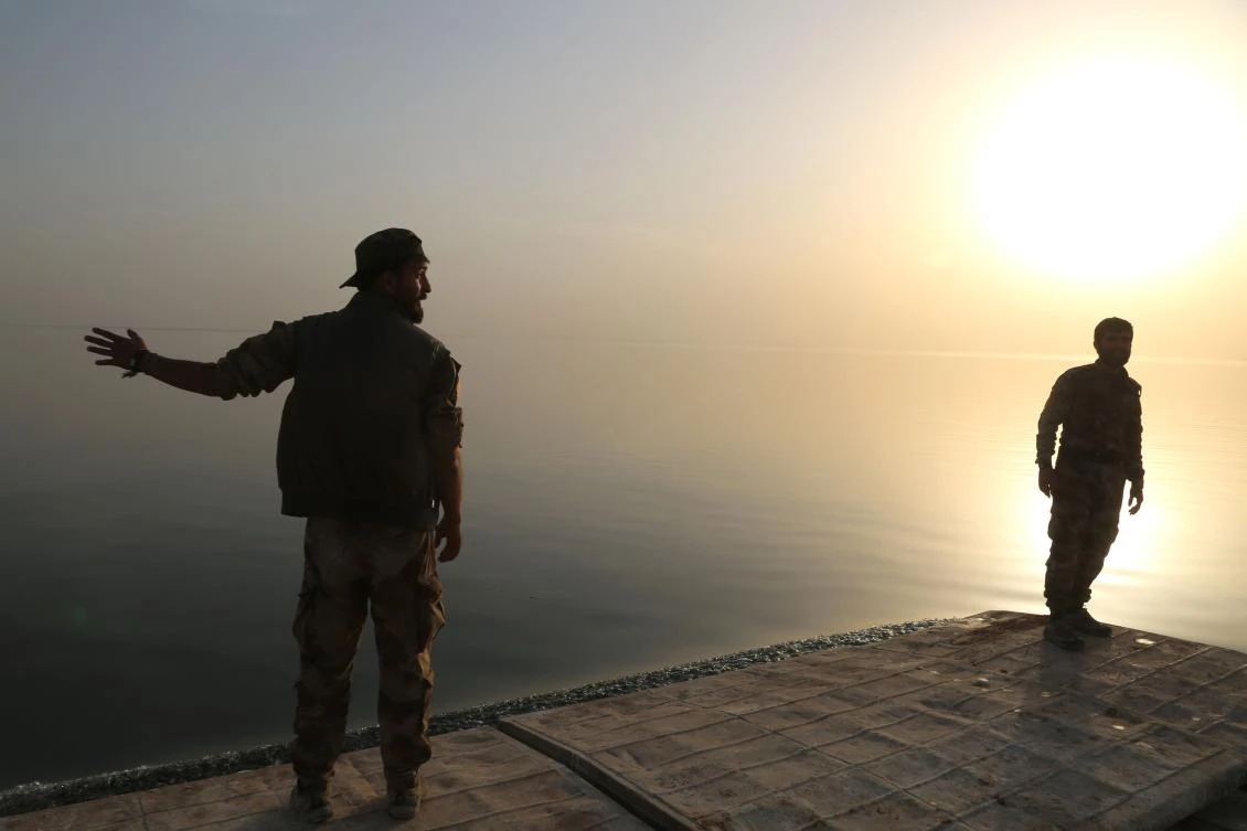 Members of the US-backed Syrian Democratic Forces (SDF). (AFP)