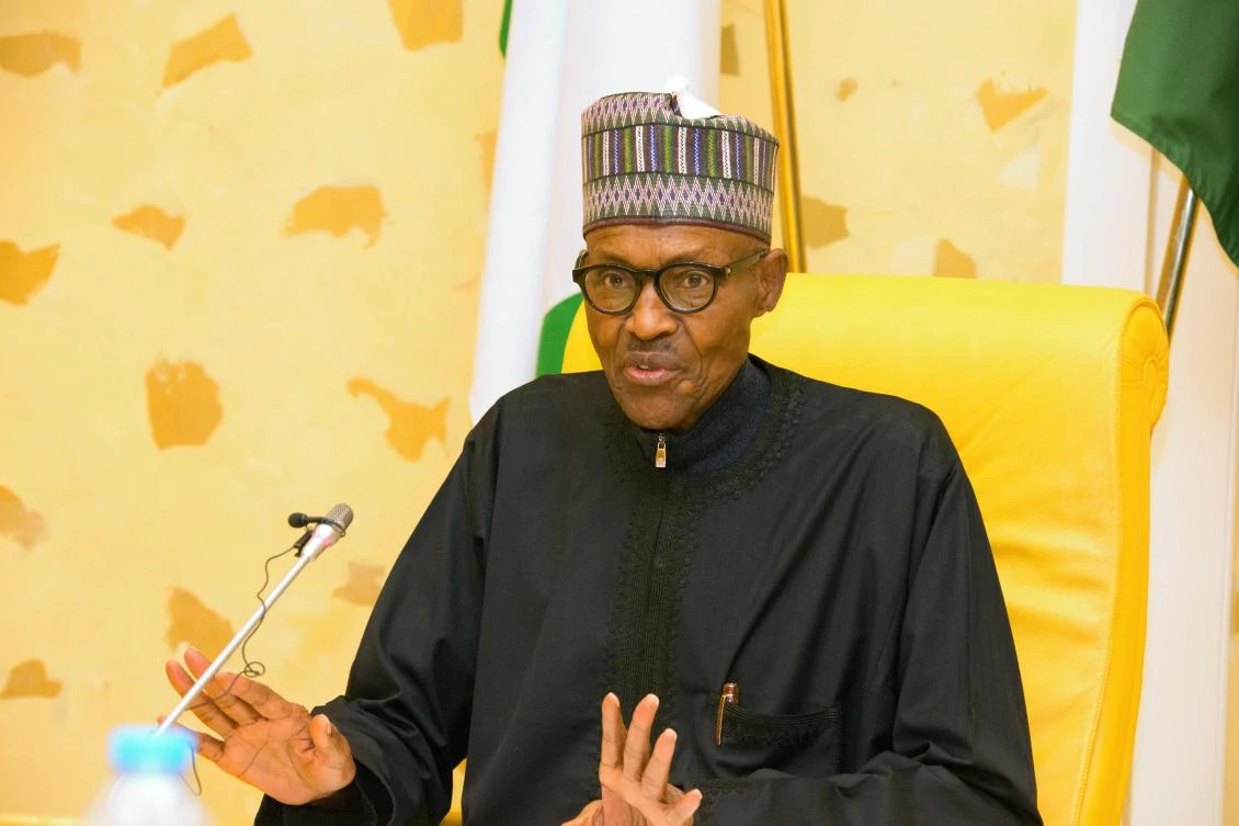 Nigerian President Muhammadu Buhari chairs a Cabinet meeting in Abuja in this March 10 file photo. (AFP)