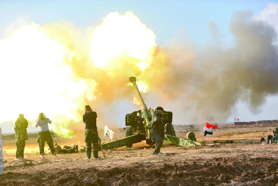 After the rise of Daesh in Iraq, Asaib Ahl Al-Haq militia became very active again and is now part of Al-Hashd Al-Shaabi (Popular Mobilization Units). (Reuters)