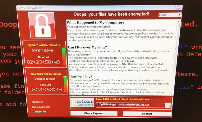 This image provided by the Twitter page of @fendifille shows a computer at Greater Preston CCG as Britain's National Health Service is investigating "an issue with IT" on Friday. (AP)