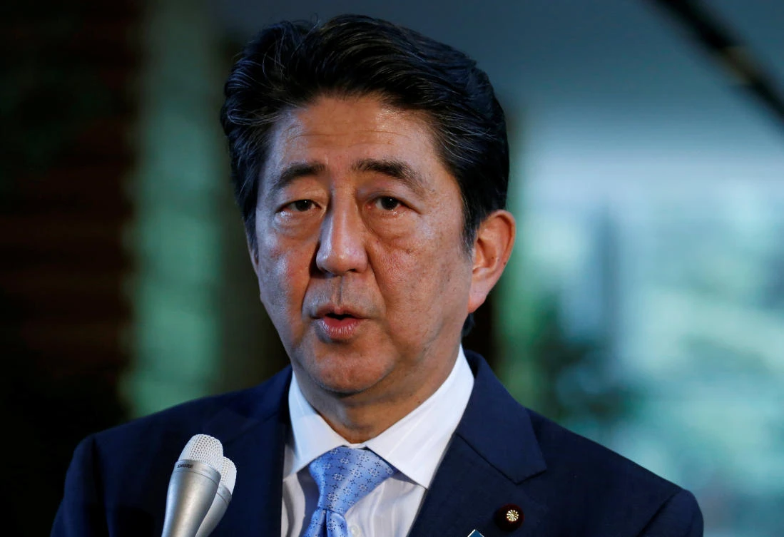 Japan's Prime Minister Shinzo Abe. (REUTERS)