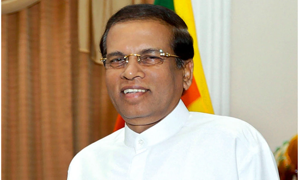 Sri Lanka's President Maithripala Sirisena