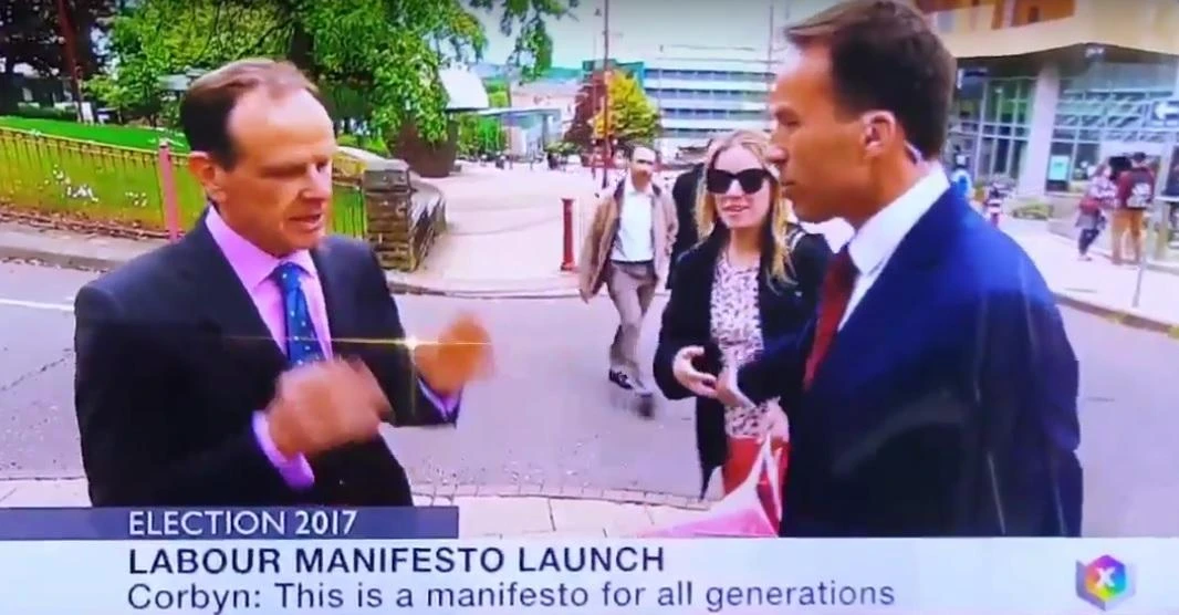 BBC presenter Ben Brown was slapped live on air. (Photo courtesy: YouTube)