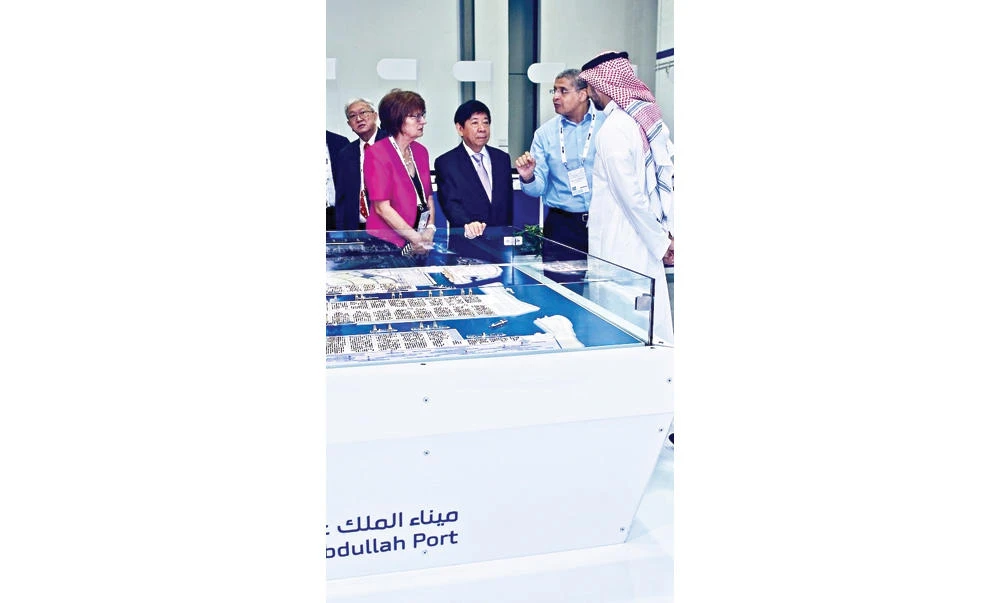 King Abdullah Port’s booth at Sea Asia 2017.