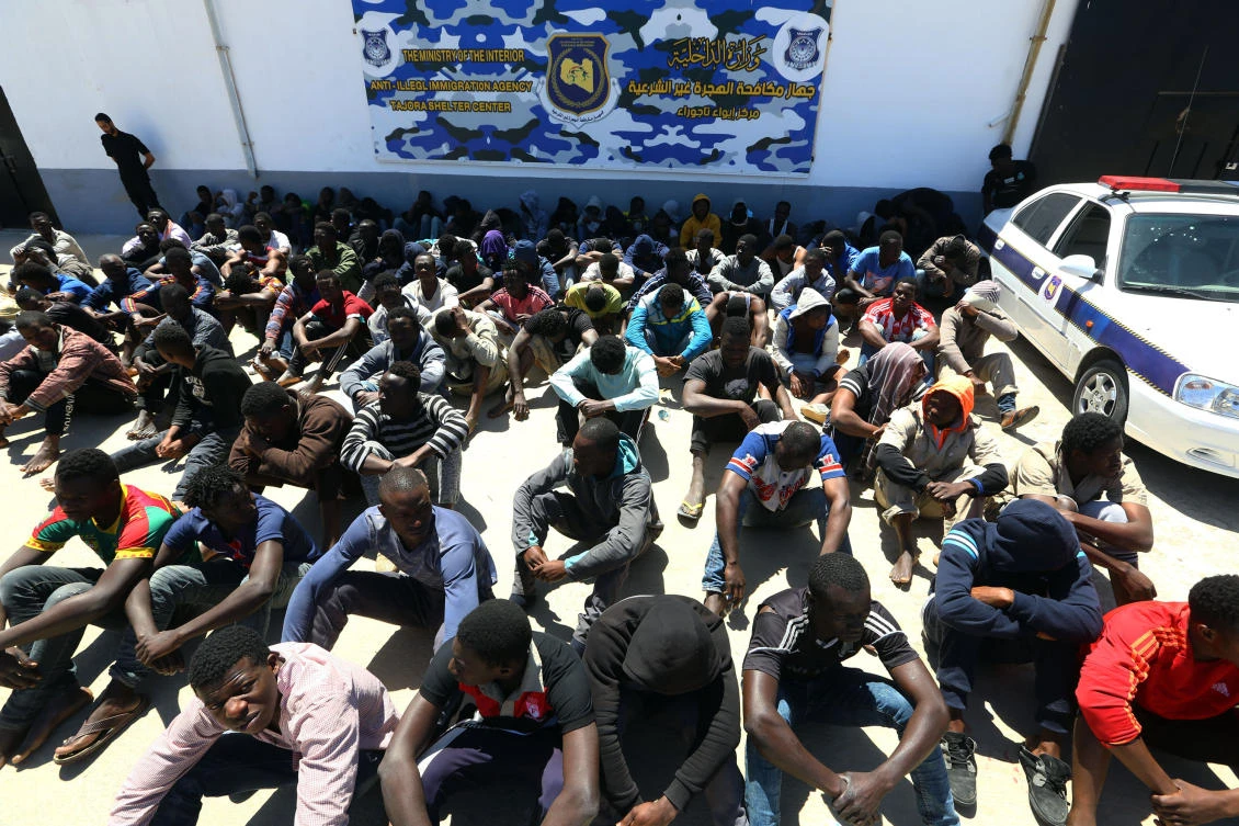Migrants who travel through Libya tell of detention, beatings and slavery in the North African country. (AFP)