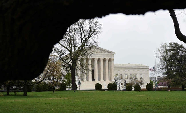 This file photo taken on April 6, 2017 shows the US Supreme Court in Washington, DC. (AFP / MANDEL NGAN)