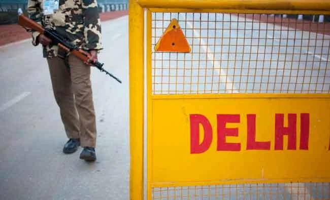 An Indian policeman stands guard in New Delhi, India, in this file photo. (AP)