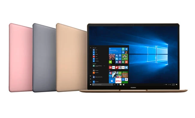 MateBook X has a 13-inch fanless notebook design with an 88 percent screen-to-body ratio and 4.4-mm bezels.