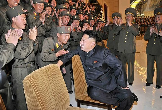 N.Korea leader Kim guides test of new anti-aircraft weapon. (AFP)
