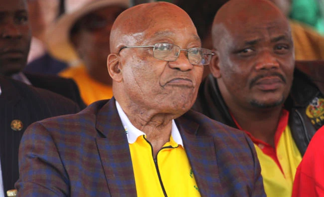 South African President Jacob Zuma attends a May Day rally in Bloemfontein, South Africa, in this May 1, 2017 file photo. (AP Photo/Khothatso Mokone, File)