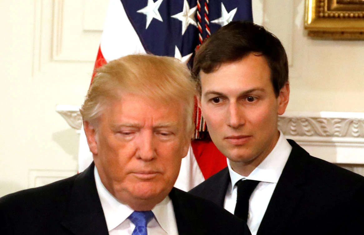 US President Donald Trump and his senior adviser Jared Kushner. (Reuters)