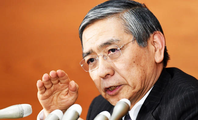 The Bank of Japan (BoJ) governor Haruhiko Kuroda. (AFP)