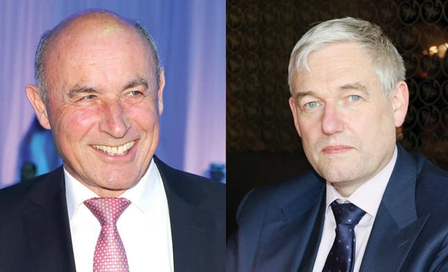 German Ambassador Dieter W. Haller, left, and Detasad CEO Felix T. Wass.