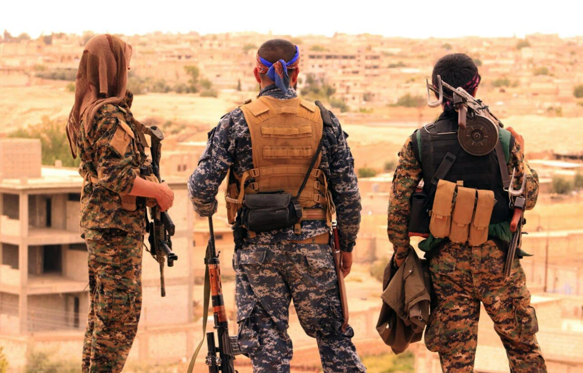 Weapons, training and airstrikes from the US-led coalition have propelled ground forces in both Iraq and Syria, allowing Iraq’s military, Iraqi Kurdish fighters and Syrian Kurdish fighters to retake some 55,000 square kilometers of territory from the extremists in the nearly three year long fight. (SDF/AP)