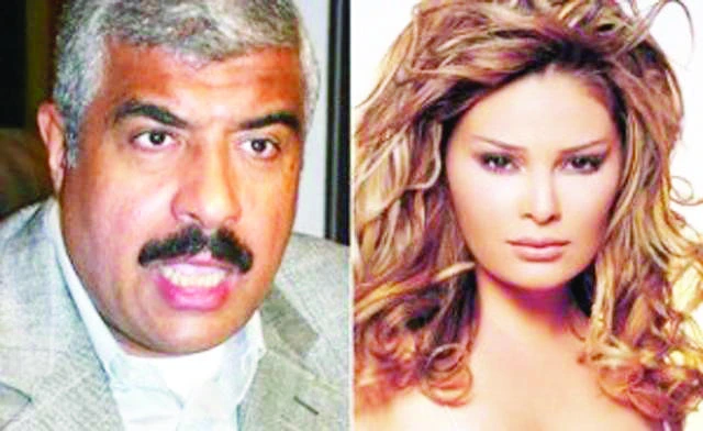 Hesham Talaat Moustafa and, right, Suzanne Tamim