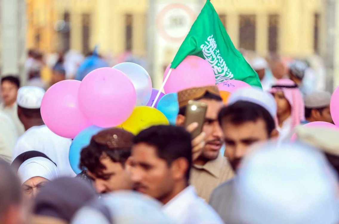 Eid Al-Fitr in Makkah, Saudi Arabia. (AN photo by Ahmed Al-Hashad)