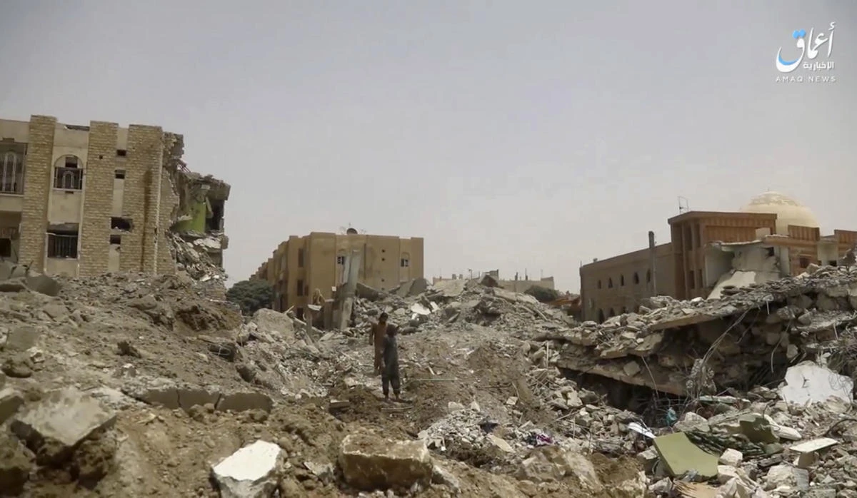 The founder of Aamaq news agency, Baraa Kadek, has died after an airstrike. (Aamaq News Agency via AP)