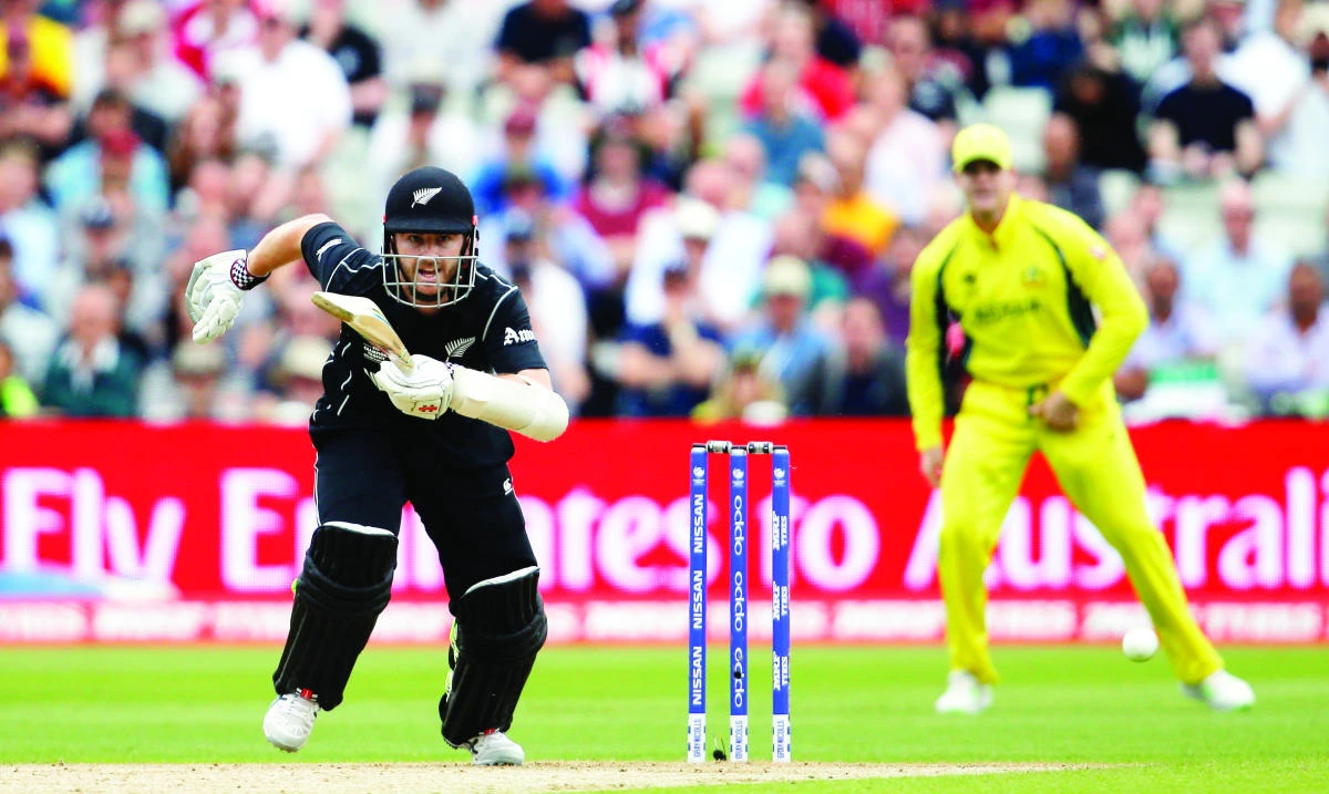 New Zealand’s Kane Williamson in action at the Champions Trophy match
at Edgbaston on Friday. (Reuters)