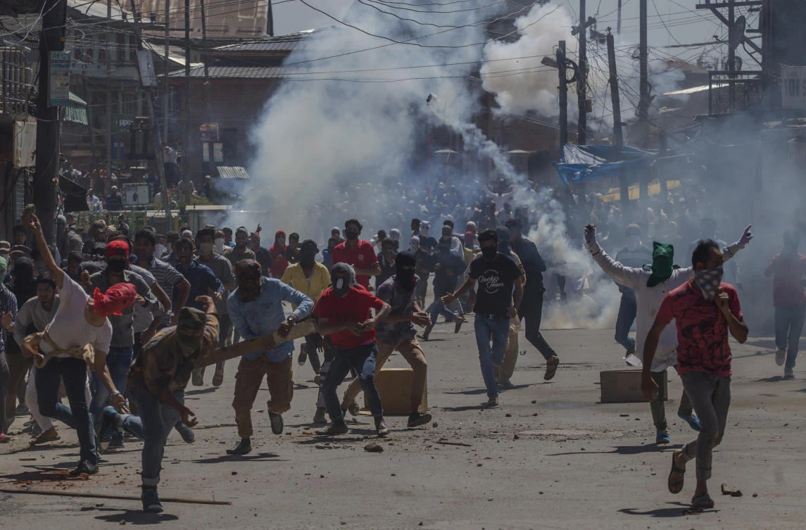 Kashmir is split between India and Pakistan and is claimed by both in its entirety. (AP)
