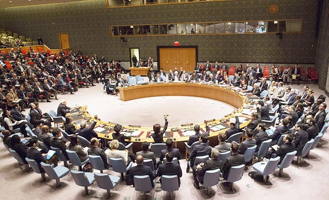 This United Nations photo shows the UN Security Council during a meeting, in this December 30, 2014 file photo, in New York. (AFP)