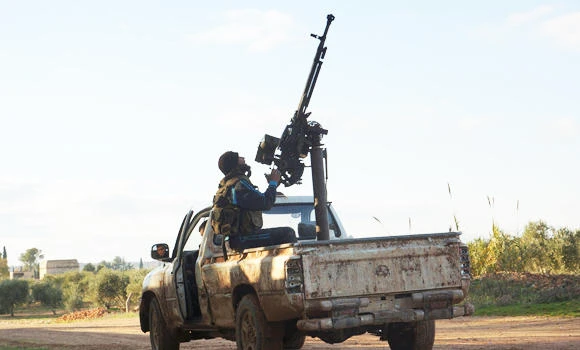 Activists say the Syrian opposition have shot down a regime warplane. (Reuters)