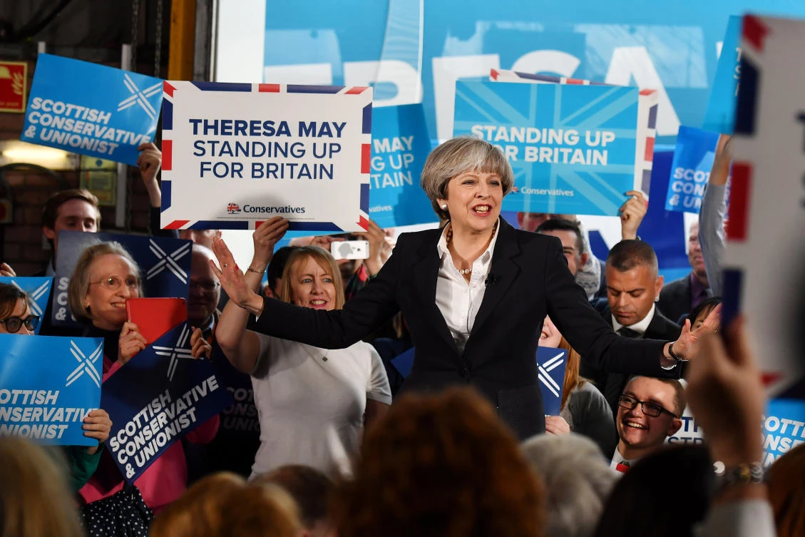 Britain's Prime Minister Theresa May. (Reuters)