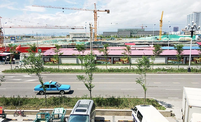 Cranes are seen in Horgos, China, in this May 19 2017 photo. (REUTERS)