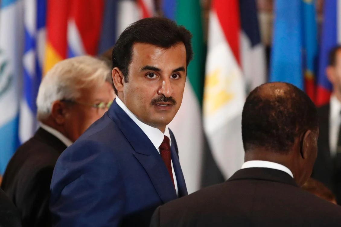 Qatar's Emir Sheikh Tamim bin Hamad Al-Thani. (AFP)