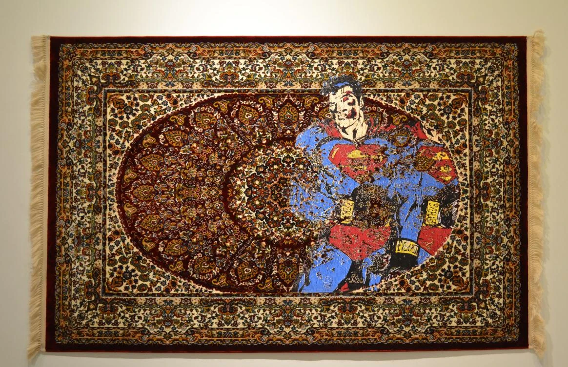 Ali Cha’ban’s ‘Broken Dreams’ was on show at the fair.