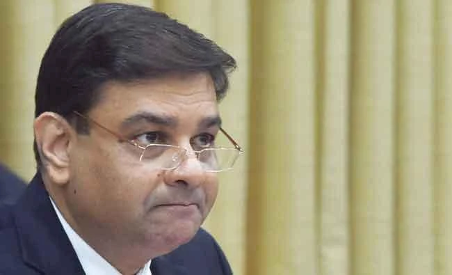 Reserve Bank of India (RBI) governor Urjit Patel looks on during a press conference at the RBI headquarters in Mumbai on Wednesday. (AFP)