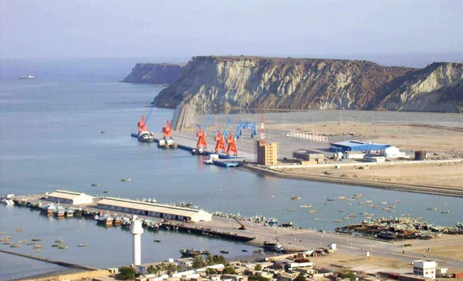 Pakistani city of Gwadar, where China is constructing a deep-water facility. (Reuters)