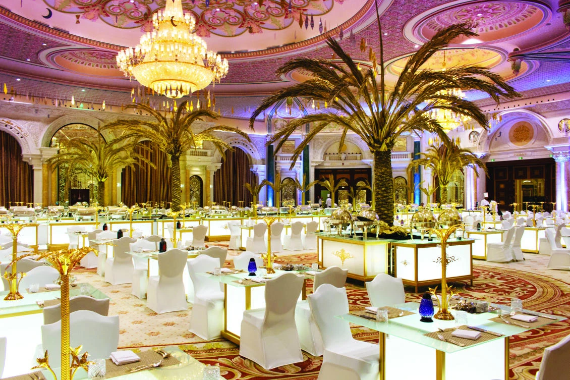 The iftar buffet will be hosted in the hotel’s ballrooms.