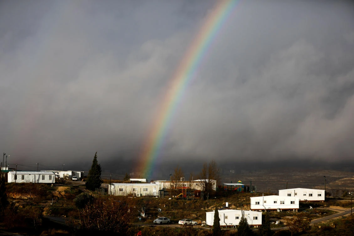 Israeli settlement in the West Bank. (Reuters)