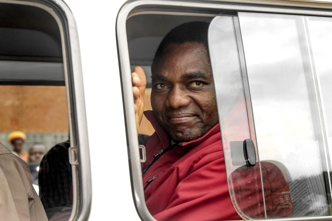 Zambian opposition leader Hakainde Hichilema. (AFP)