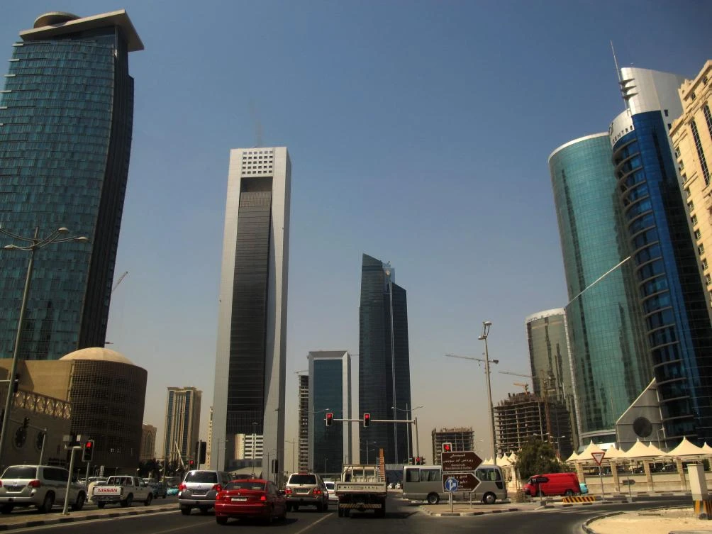 This file photo shows skyscrapers in the Qatari capital Doha. (AFP)