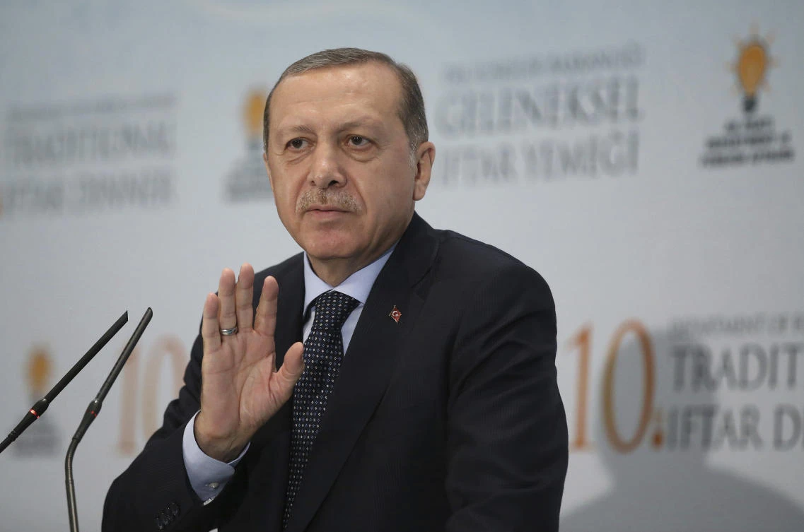 Turkey’s President Recep Tayyip Erdogan. (AP)
