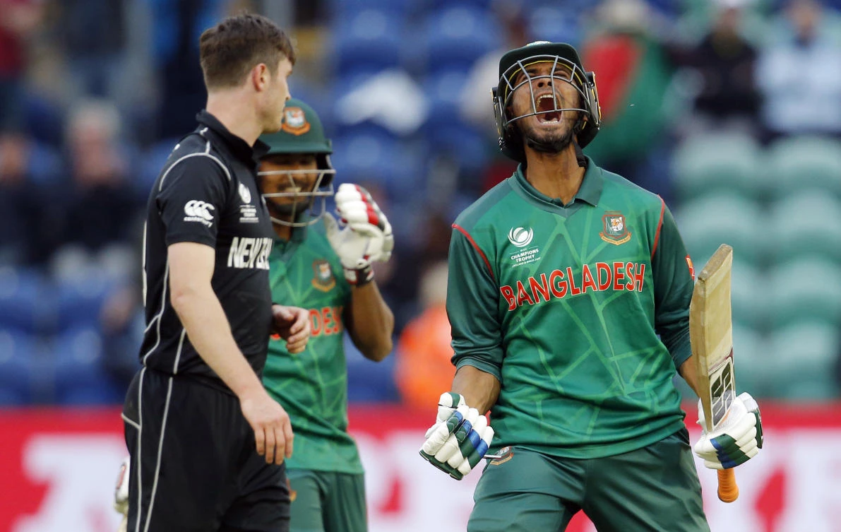 Bangladesh's Mohammad Mahmudullah celebrates. (Action Images via Reuters)
