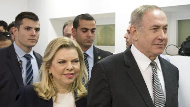 Netanyahu wins libel case over claim wife kicked him out of car.(AFP)