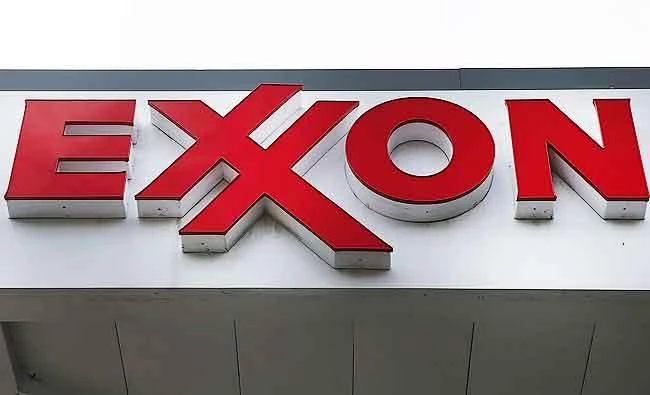 This file photo taken on October 27, 2016 shows a sign for an Exxon gas station in a Brooklyn neighborhood in New York City. (AFP)