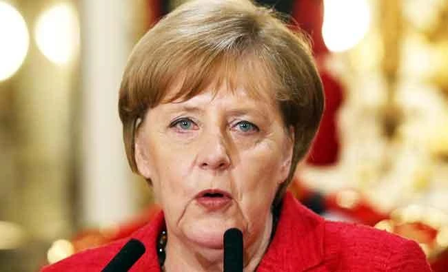 Germany's Chancellor Angela Merkel speaks during a news conference at the Casa Rosada Presidential Palace in Buenos Aires, Argentina, in this June 8, 2017 photo. (REUTERS)